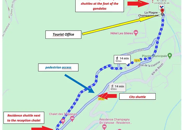 Les Alpages - Boule De Neige - 3 Pieces 6 Personnes * La Plagne